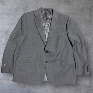 Lauren Ralph Lauren black label sports gray coat jacket suit mens size 46 R‎